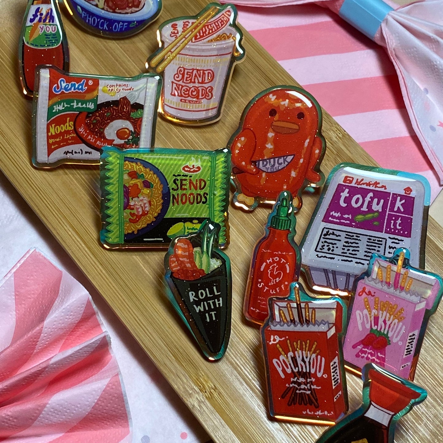 Kewtie Pie Kewpie Mayo Holographic Pin