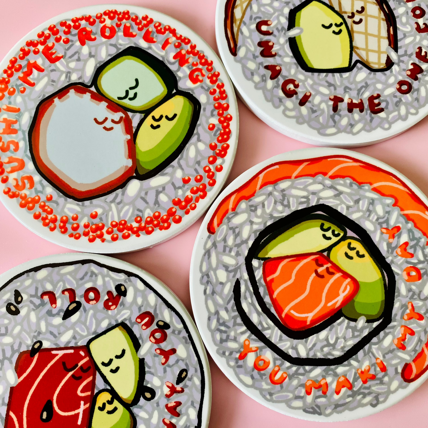 I Like The Way You Roll Snuggling Sushi Roll Coaster