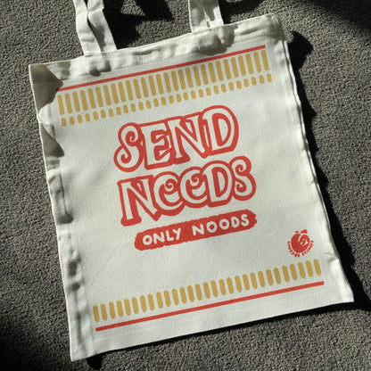 Send Cup Noods Tote Bag