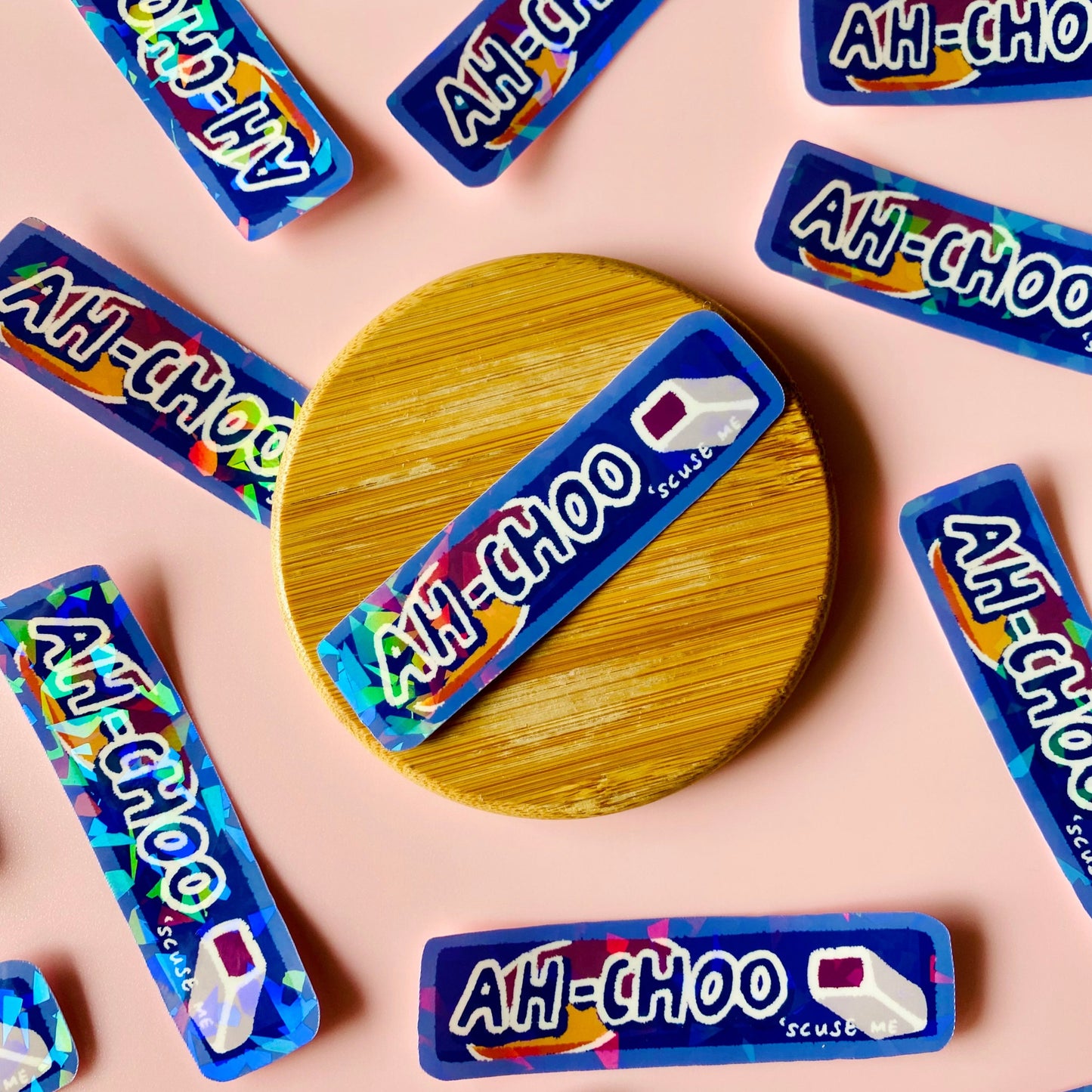 Ah-choo Hichew sticker