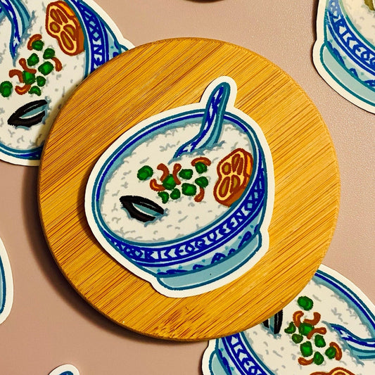 Rice Queen Congee Sticker