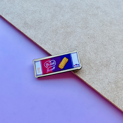 Bi-scoff Biscuit Wooden Magnet