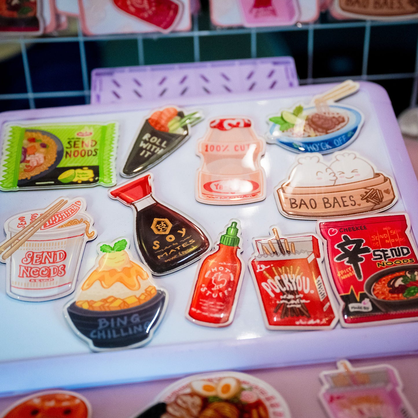 Love You So Matcha Fridge Magnet