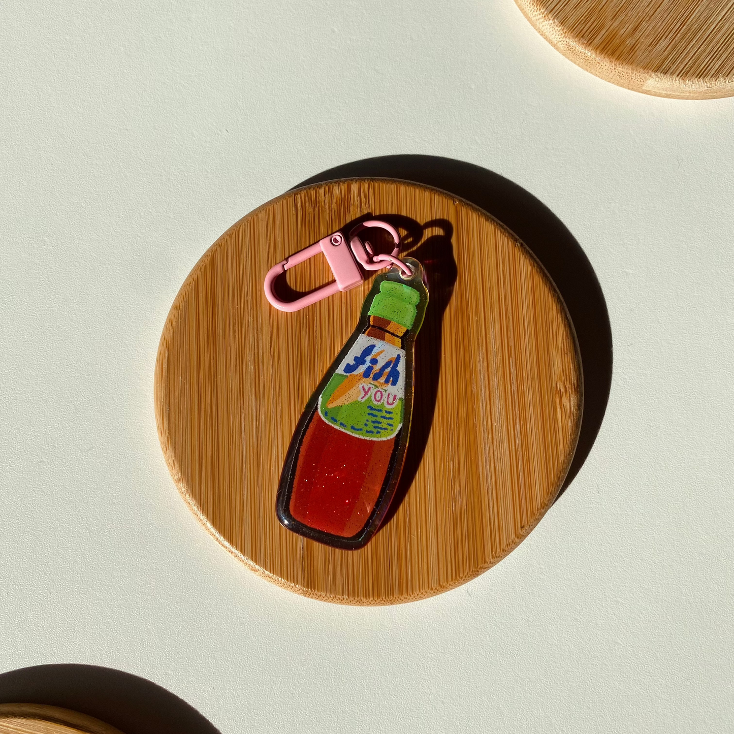 Fish You Sauce Holographic Keychain