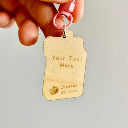Bao Baes Wooden Keychain