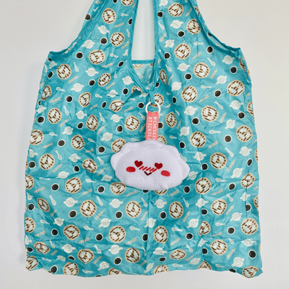 Steamy Dumpling YumYumCha Plush Reusable Folding Bag