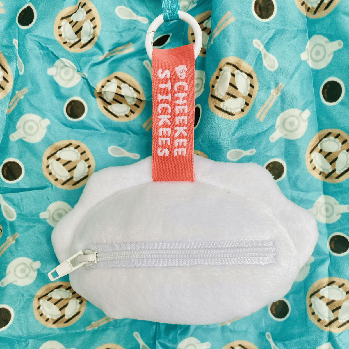 Steamy Dumpling YumYumCha Plush Reusable Folding Bag