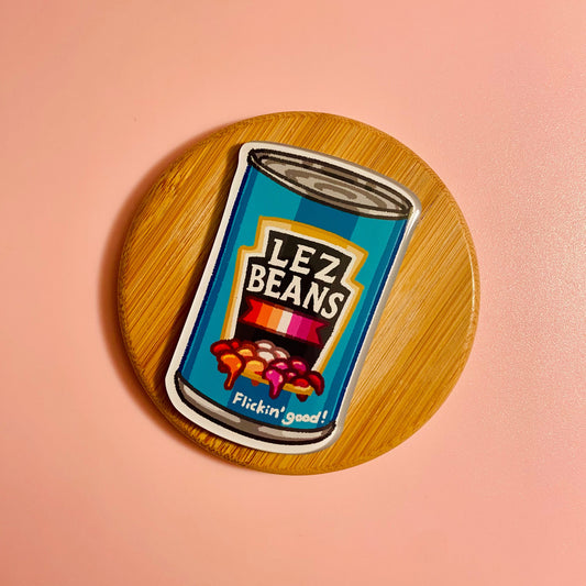 Lez Beans Fridge Magnet