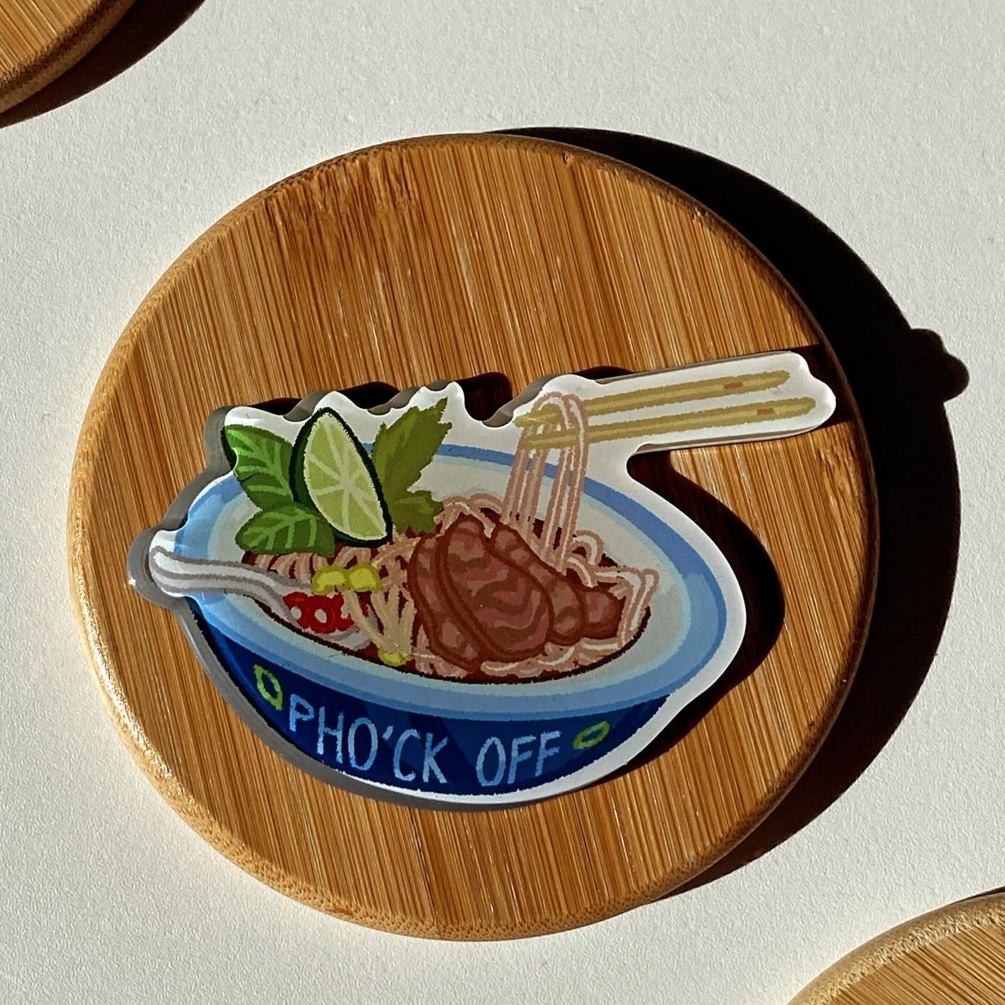 Pho'ck Off Fridge Magnet