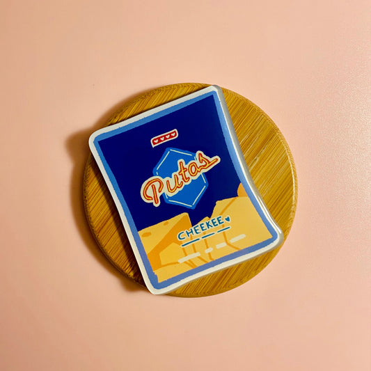 Putas Piattos Fridge Magnet