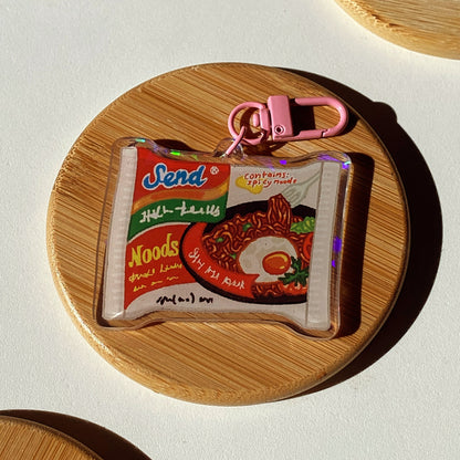 Send Indomie Noods Holographic Keychain