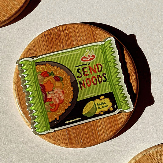 Send Pancit Noods Fridge Magnet