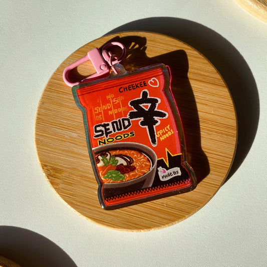 Send Shin Noods Holographic Keychain