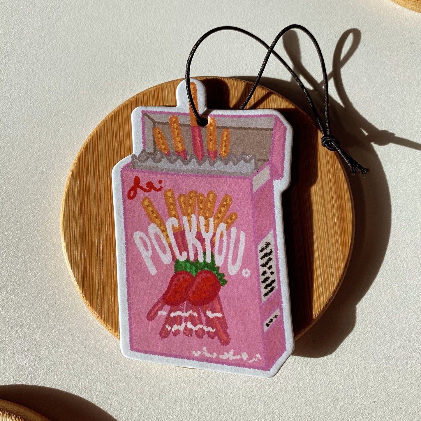 Strawberry PockYou Pocky Air Freshener