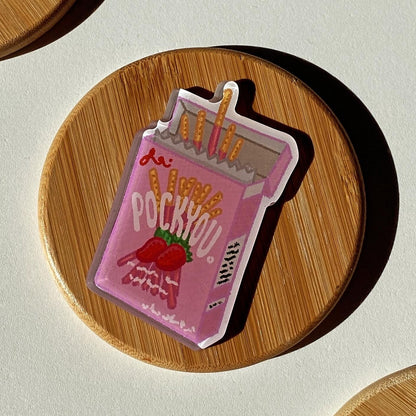 Strawberry PockYou Pocky Fridge Magnet