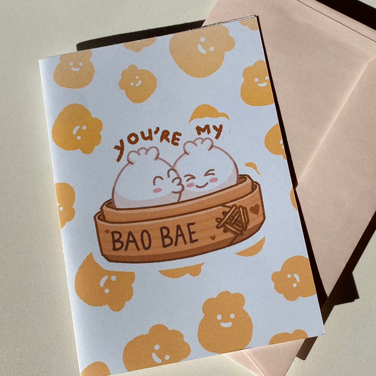 You're My Bao Bae Greeting Card