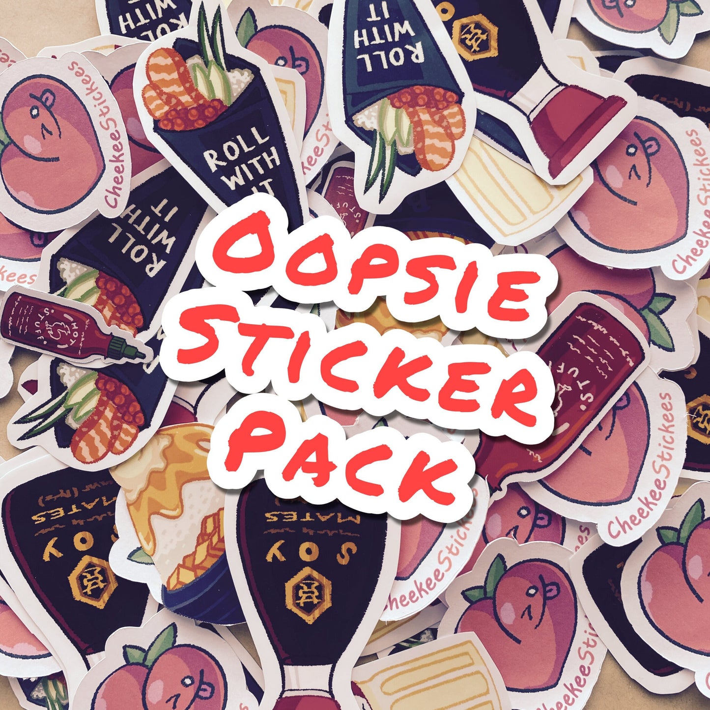 Large Oopsie Sticker Pack