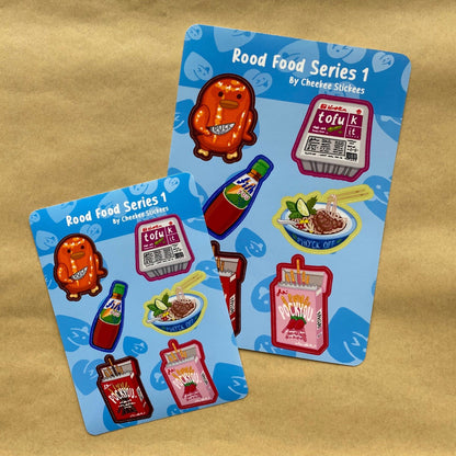 Rood Food series 1 Sticker sheet