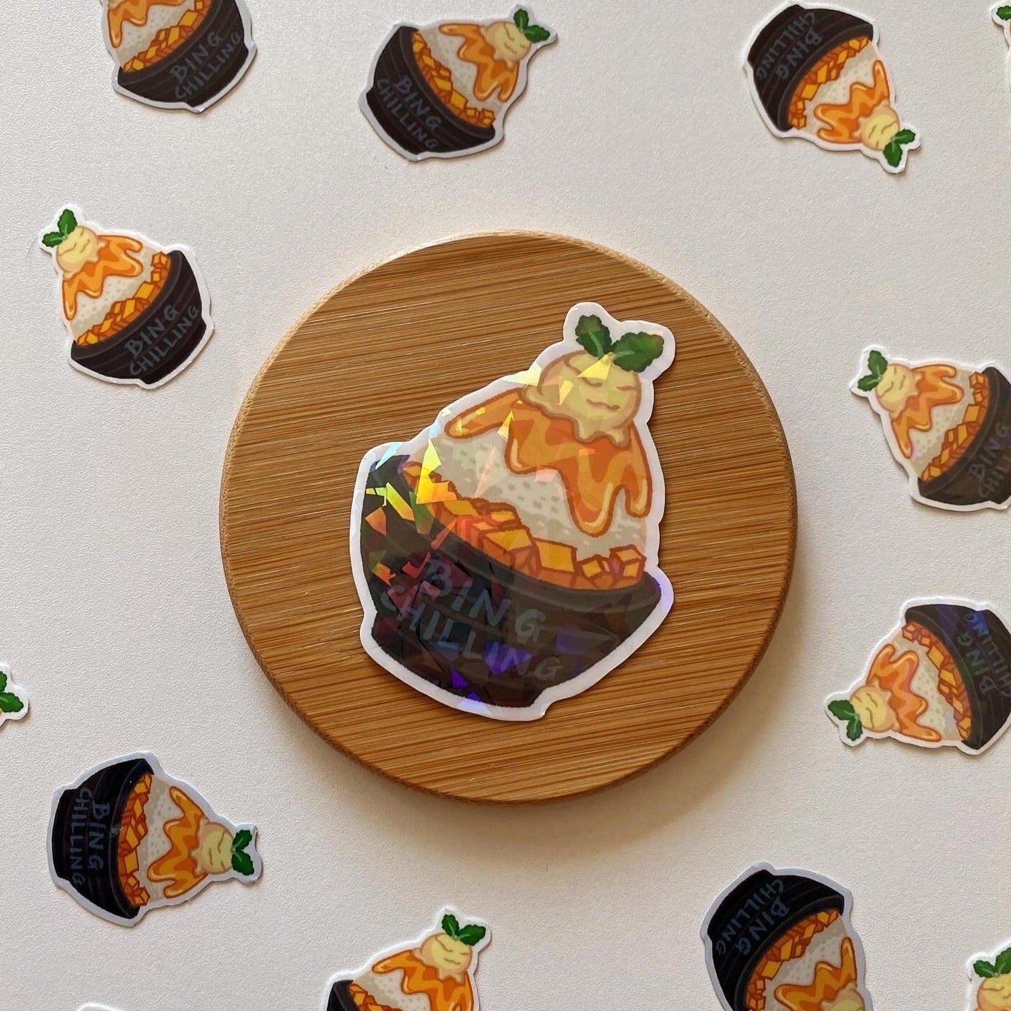 Bing Chilling Bing Su sticker