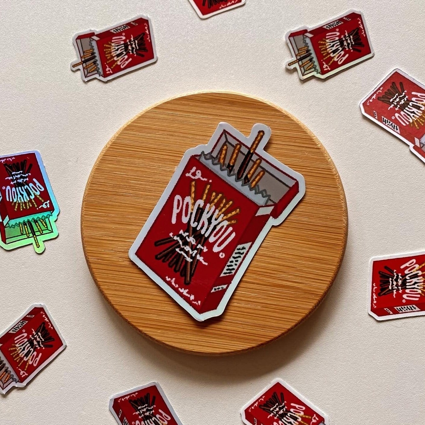 Chocolate PockYou Pocky sticker