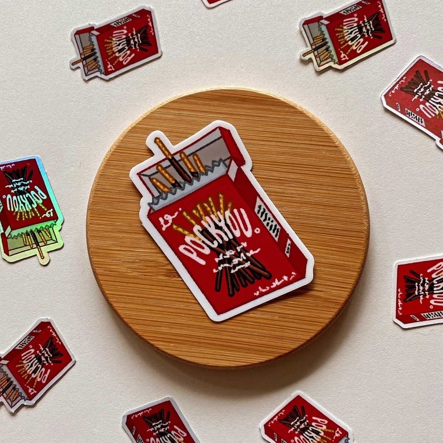 Chocolate PockYou Pocky sticker