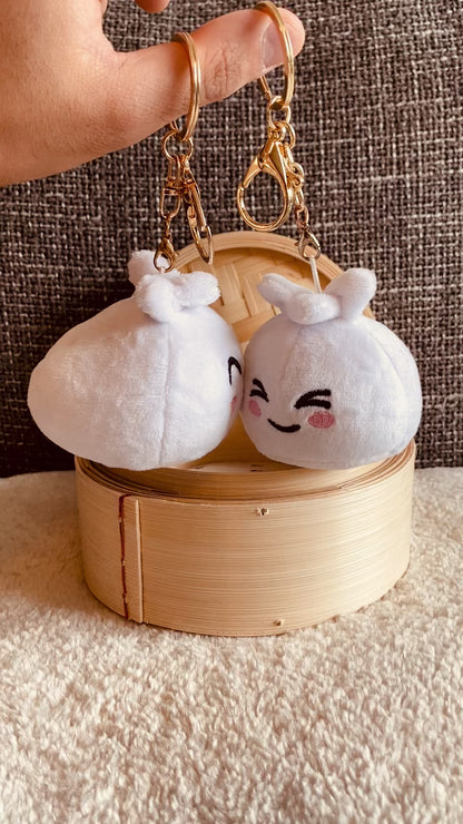 Magnetic Kissing Bao Baes Plush Keychains